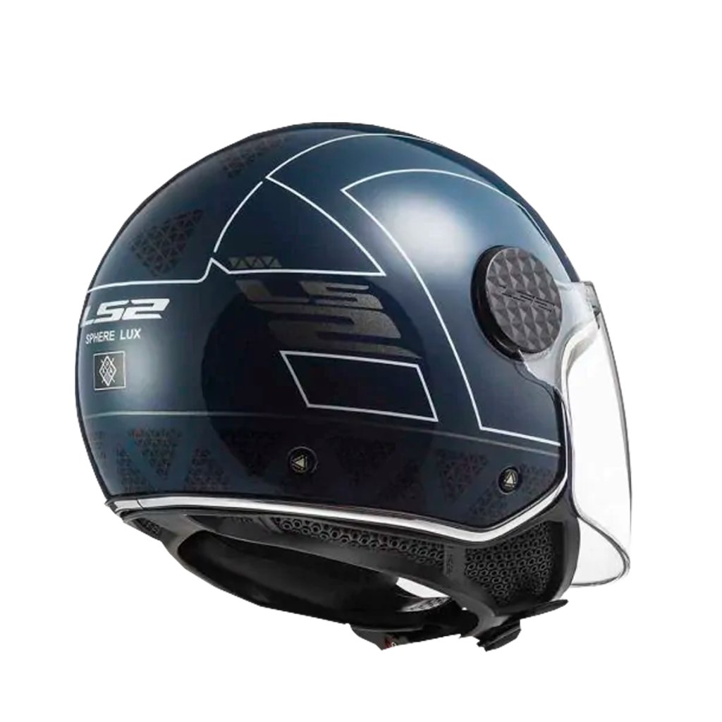 Casco Ls2 Abierto Of558 Sphere Lux Linus Cobalto