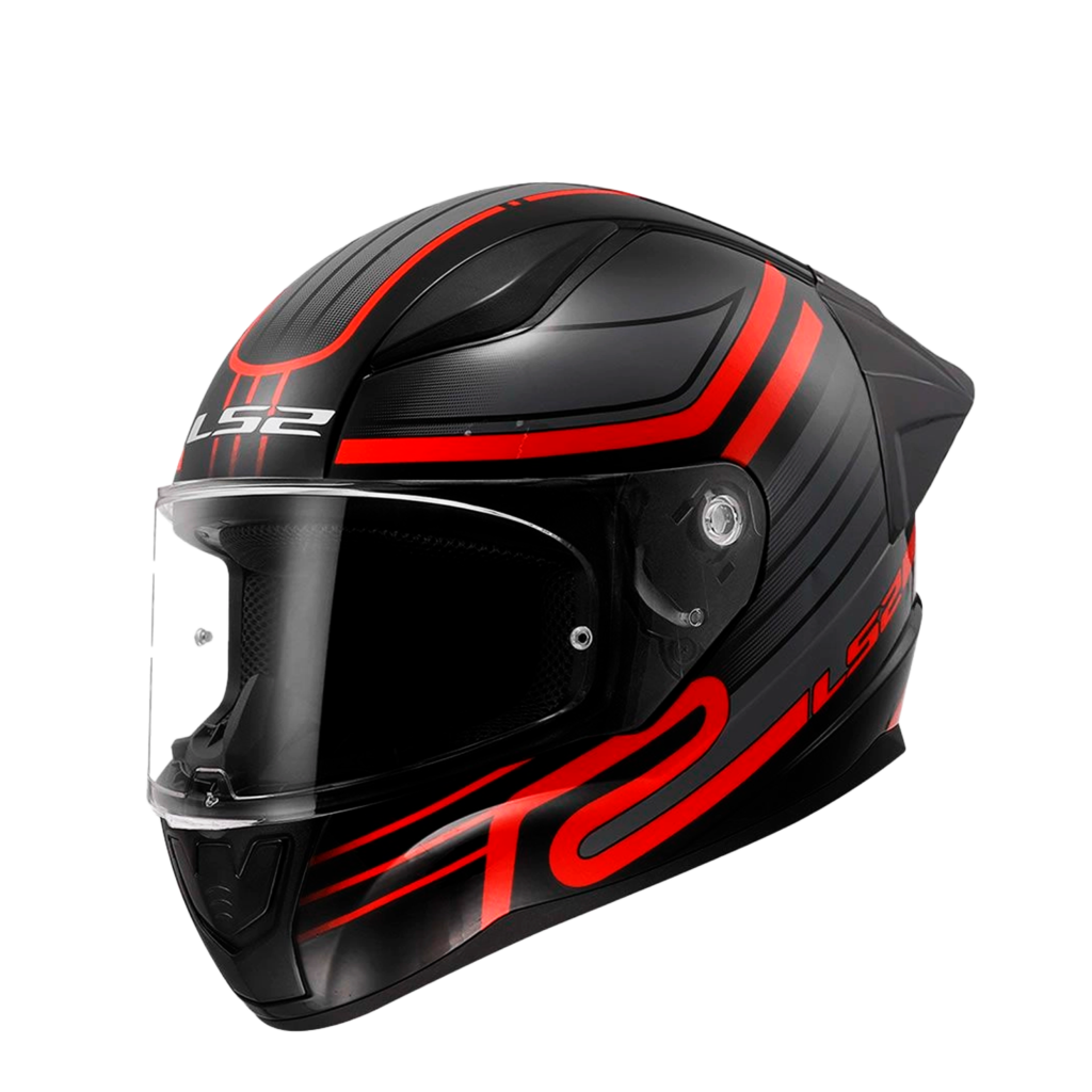 Casco Ls2 Ff353 Evo Rapid II Circuit Negro Rojo