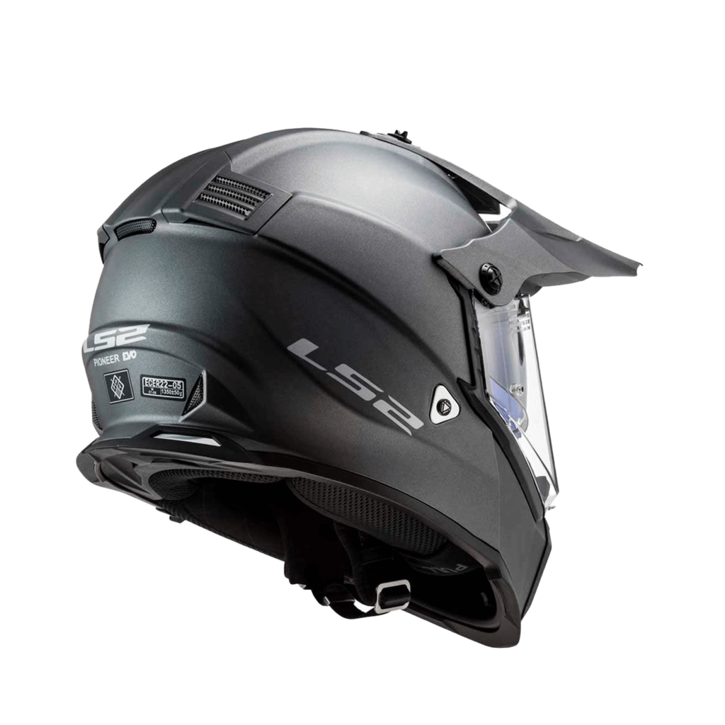 Capacete De Motocross LS2 Mx436 Pioneer Evo Evolve White Cobalt  Tam Xxl Mrkean 6934432852828