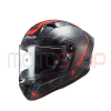 Casco Integral Carbono Ls2 Ff805 Thunder Sputnik Metal Rojo