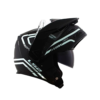Casco Abatible Ls2 Ff324 Metro Evo Firefly Negro Matte. - Imagen 2