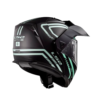 Casco Abatible Ls2 Ff324 Metro Evo Firefly Negro Matte. - Imagen 3