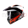 Casco Abatible Ls2 Ff324 Metro Evo Rapid Blanco Rojo