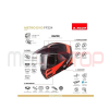 Casco Moto Abatible Ls2 Ff324 Rapid Negro Naranjo Matte - Imagen 4