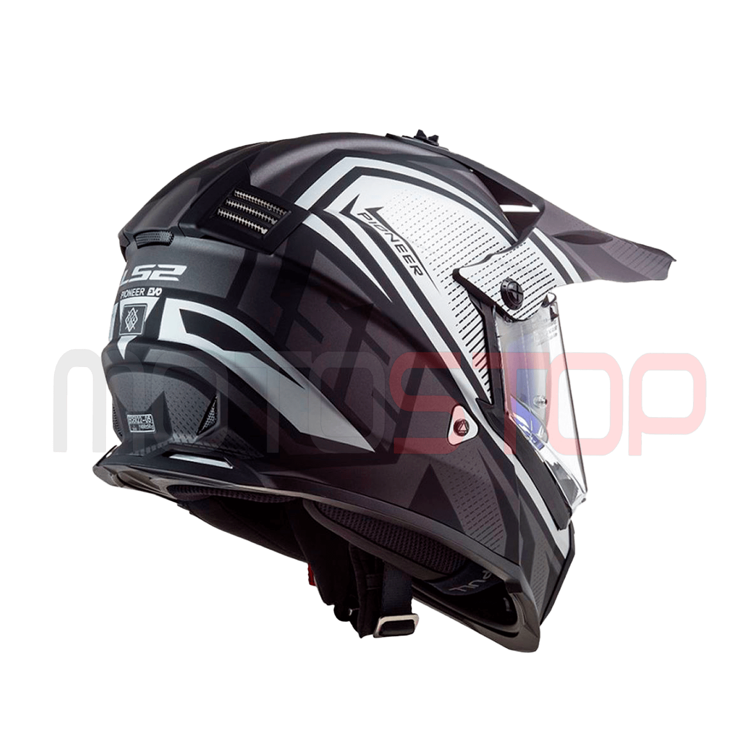 Casco Multiprop Sito Ls Mx Pioneer Evo Master Titanio Matte Motostop