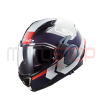 Casco Abatible Ls2 Ff900 Abatible Valiant I I Citius Blanco Azul