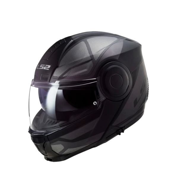 Casco Ls2 Ff902 Scope Axis Negro Titanio / Pinlock