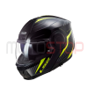 Casco Ls2 Ff902 Scope Skid Negro Amarillo / Pinlock