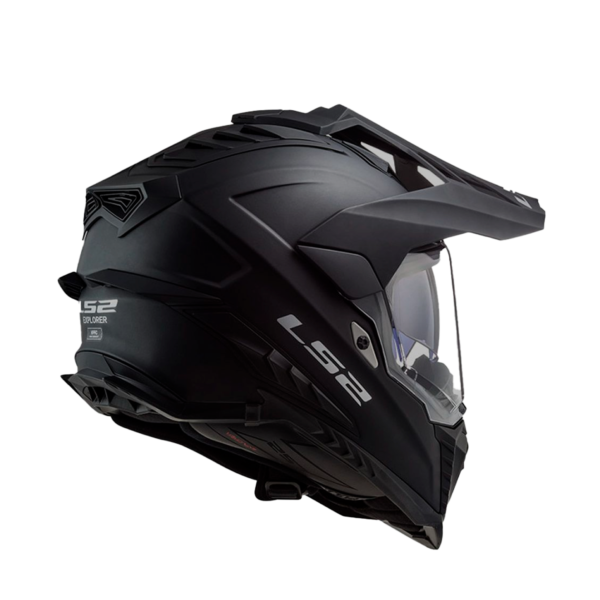 Casco Multipropósito Ls2 Mx701 Enduro Explorer Negro Matte - Imagen 3
