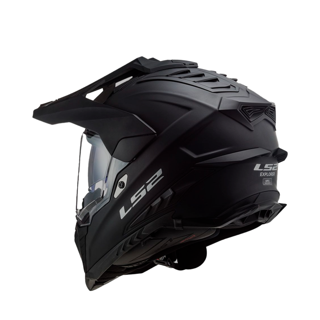 Casco Cross LS2 MX701 Explorer Alter, Bianco/Nero, Taglia XXL (63-64 Cm) - Omologazione ECE 22.06