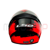 casco integral ls2 ff 352 negro/ rojo mica iridium - Imagen 4