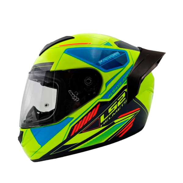 Casco Ls2 Ff352 Evo Betha Amarillo Azul