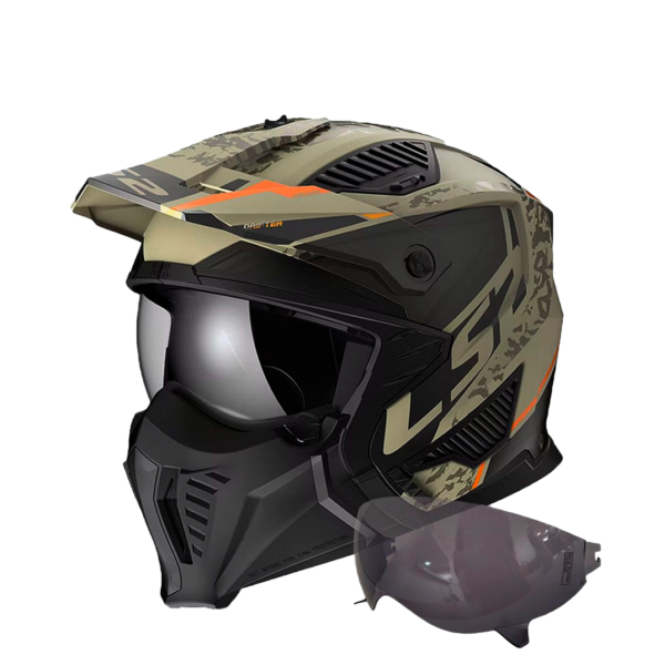 Casco Ls2 Of606 Drifter Devor Arena Matte