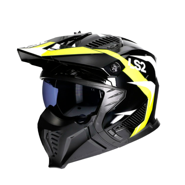 Casco Ls2 Of606 Drifter Triality Amarillo