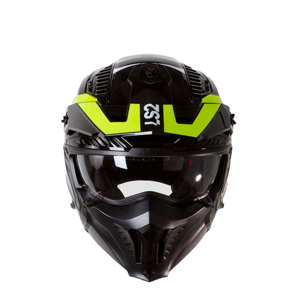Casco Ls2 Of606 Drifter Triality Amarillo - Imagen 4