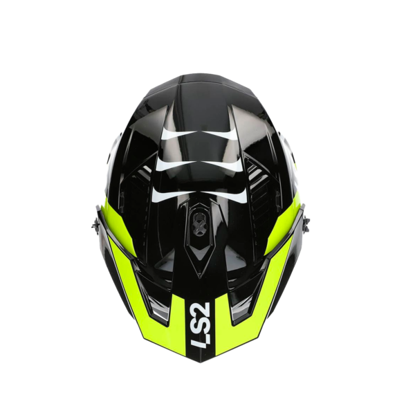 Casco Ls2 Of606 Drifter Triality Amarillo - Imagen 3