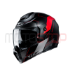 Casco Hjc C80 Rox Negro / Rojo Matte - Imagen 2