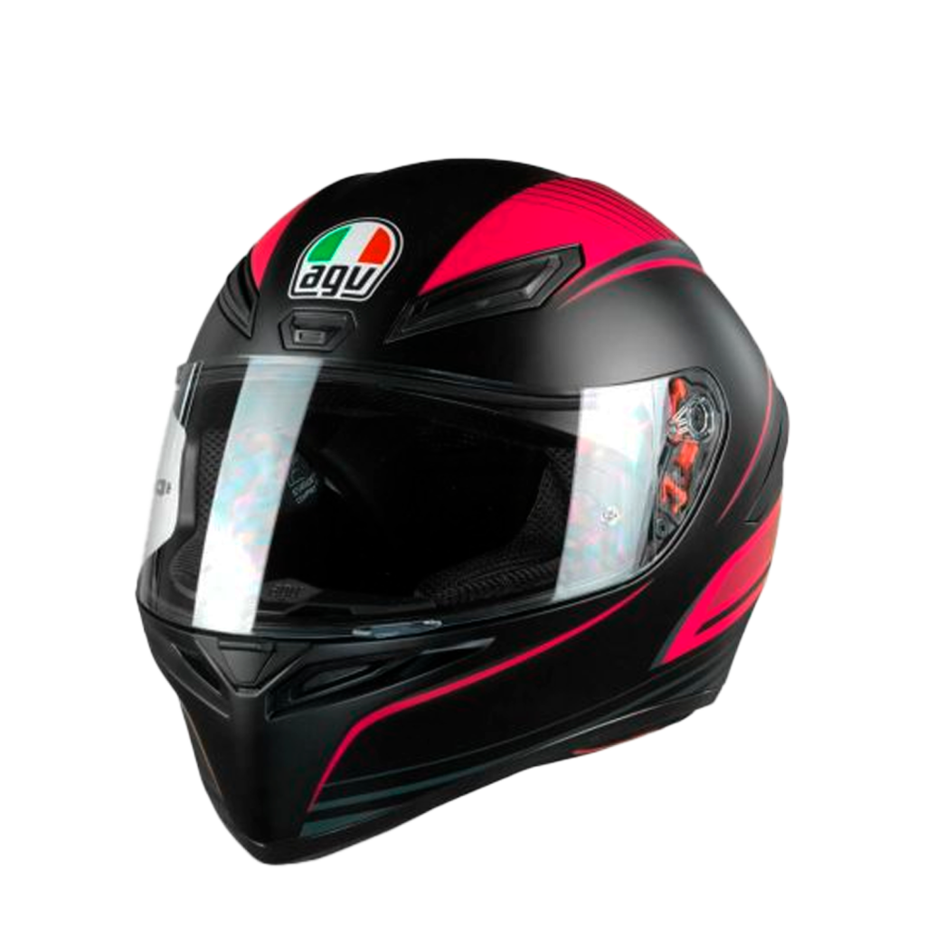 Agv Casco AGV K1 Helmet Warmup Matte Black/Red XL 0281O2I0002010
