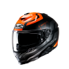 Casco HJC  i71 Enta Negro / Naranja matte