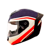 Casco Integral Ls2 FF352 Evo Radical Azul Naranjo Matte