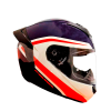 Casco Integral Ls2 FF352 Evo Radical Azul Naranjo Matte - Imagen 2