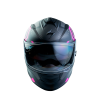 Casco Scorpion Exo-491 Negro Mate Fucsia - Imagen 3