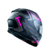 Casco Scorpion Exo-491 Negro Mate Fucsia - Imagen 5