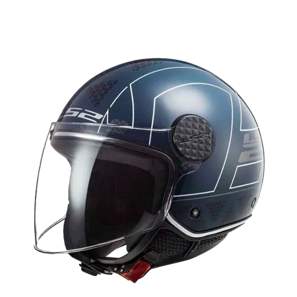LS2 Jet Helm SPHERE LUX – Military Green, Größe XS, Offenes Kinn, Für Roller & Motorrad
