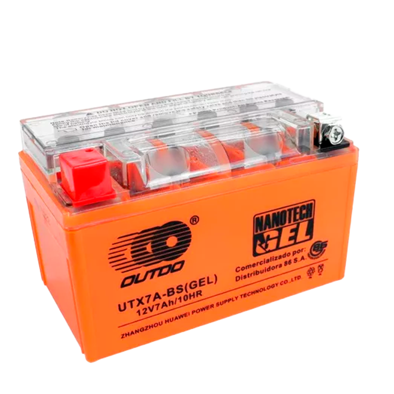 Batería BT7A-BS / UT7A-BS 12V 7Ah / 10 Hrs OUTDO Gel (activada)