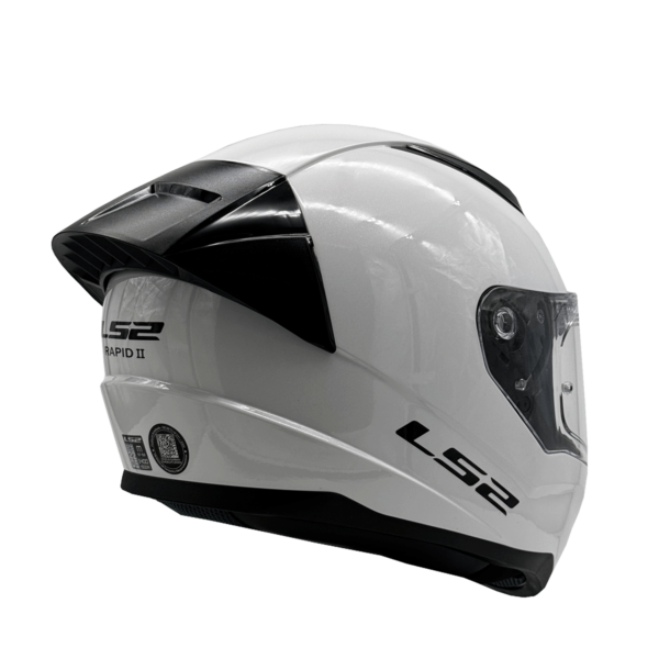 Casco Ls2 ff353 Evo Rapid II Solid Blanco - Imagen 3