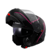 Casco Ls2 FF908 STROBE II LUX NEGRO ROSA - Imagen 3