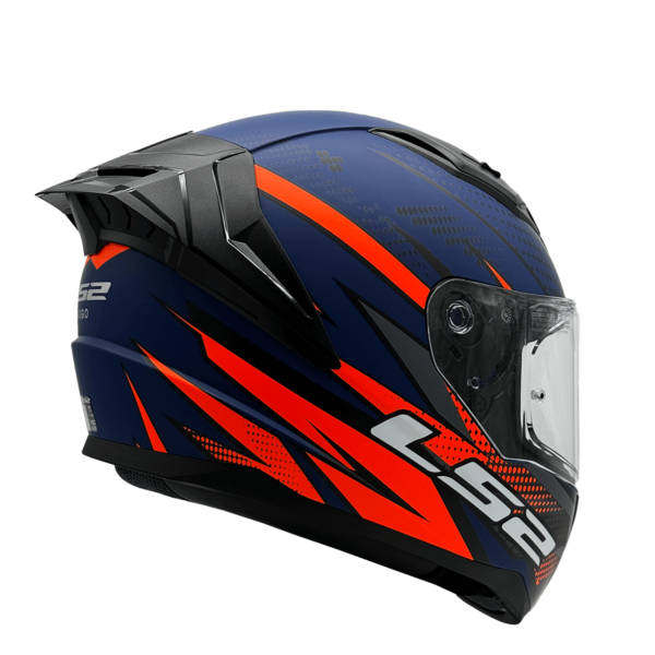 Casco Integral Ls2 FF810 Vigo Flight Azul Rojo Matte - Imagen 4