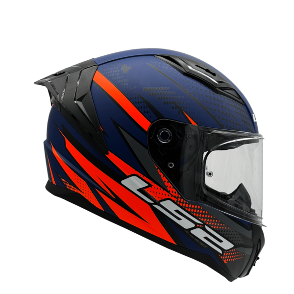 Casco Integral Ls2 FF810 Vigo Flight Azul Rojo Matte - Imagen 5