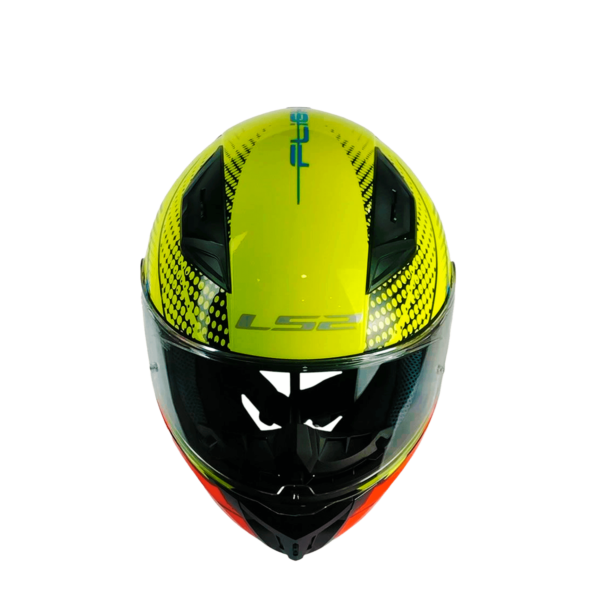 Casco Integral Ls2 FF810 Vigo Flight Amarillo Naranjo - Imagen 3