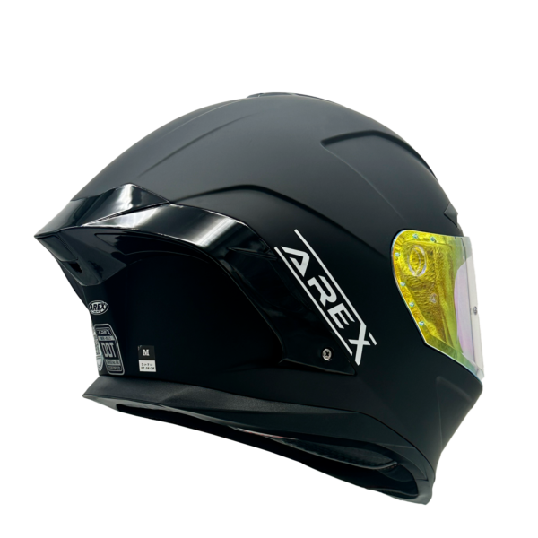 Casco Integral Arex Negro Matte Mica Dia Noche - Imagen 3
