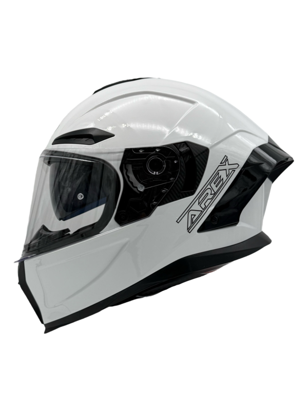 Casco Integral Arex Blanco brillante