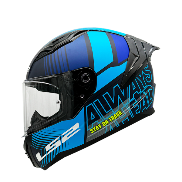 CASCO LS2 FF810 VIGO SHIFT NEGRO AZUL MATTE
