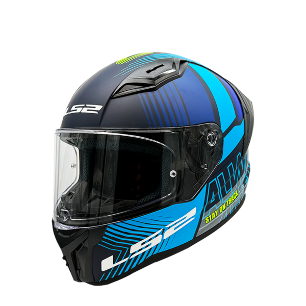 CASCO LS2 FF810 VIGO SHIFT NEGRO AZUL MATTE - Imagen 4