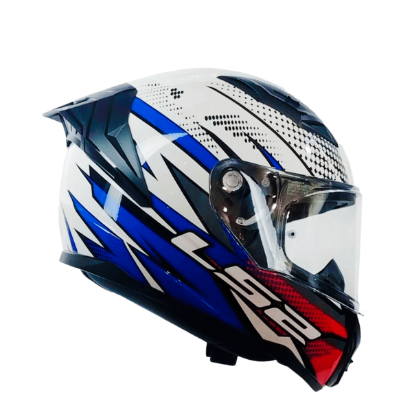CASCO LS2 FF810 VIGO FLIGHT BLANCO AZUL ROJO - Imagen 4