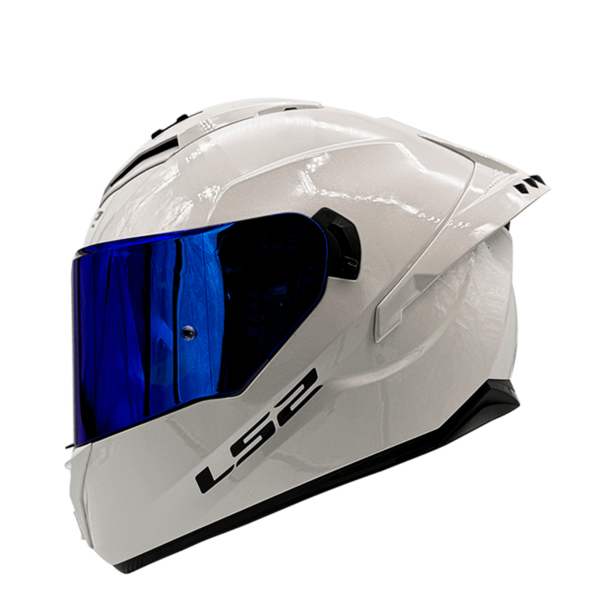 CASCO LS2 FF806 FUSION BLANCO / VISOR AZUL - Imagen 3