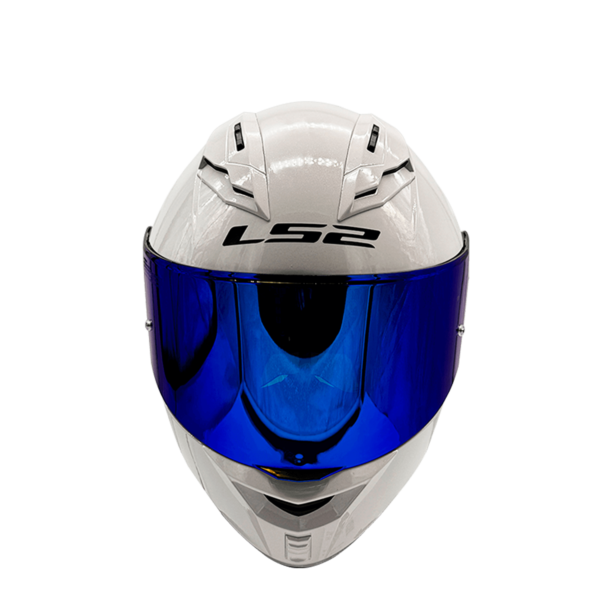 CASCO LS2 FF806 FUSION BLANCO / VISOR AZUL - Imagen 4