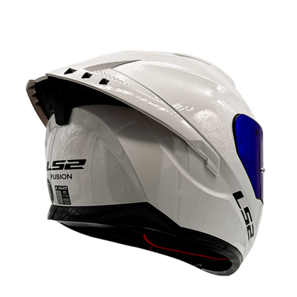CASCO LS2 FF806 FUSION BLANCO / VISOR AZUL - Imagen 5