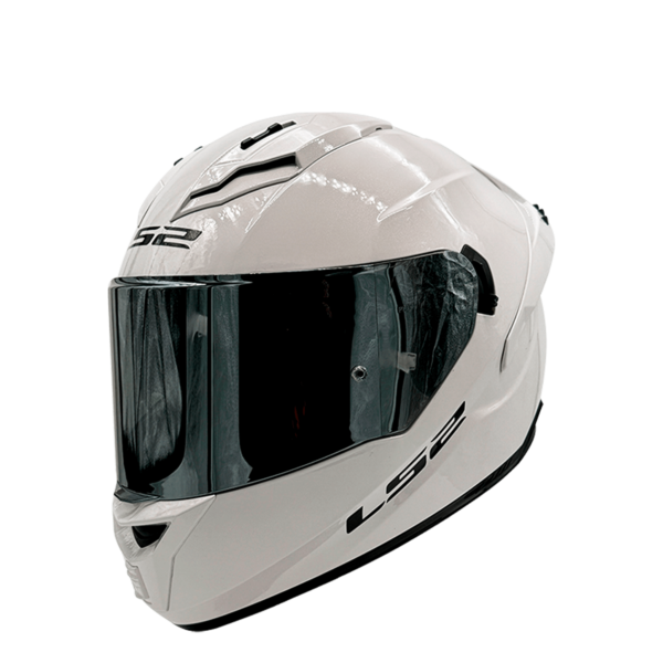 CASCO LS2 FF806 FUSION BLANCO / VISOR ESPEJO