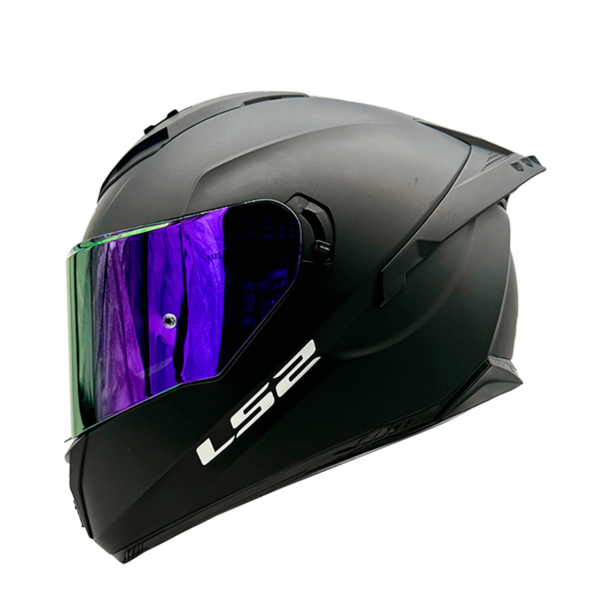 CASCO LS2 FF806 FUSION NEGRO MATTE / VISOR MORADO
