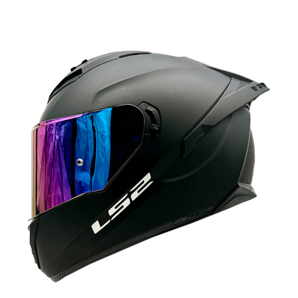 CASCO LS2 FF806 FUSION NEGRO MATTE / VISOR TORNASOL