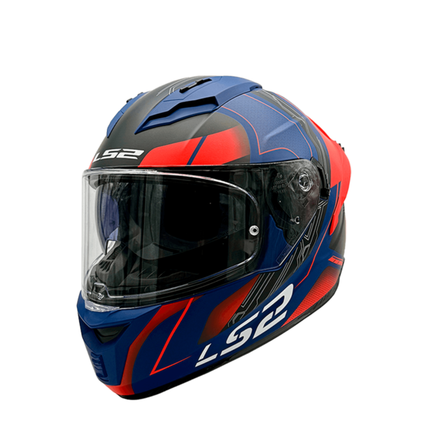 CASCO LS2 FF806 FUSION NEXUS AZUL ROJO MATE - Imagen 4
