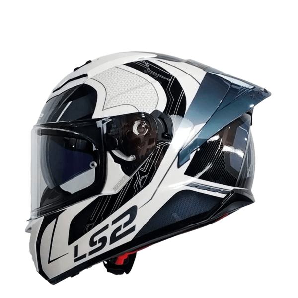 CASCO LS2 FF806 FUSION NEXUS BLANCO NEGRO