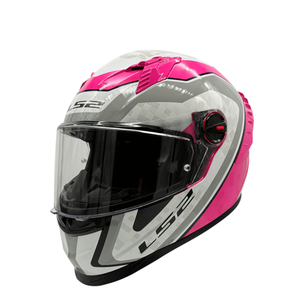 CASCO LS2 FF816 COSMOS STRIKE ROSA GRIS