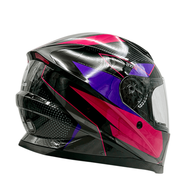 CASCO GHB M-62 DEXTER NEGRO MORADO ROSA - Imagen 5
