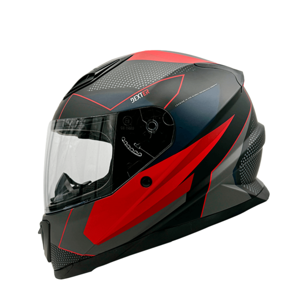 CASCO GHB M-62 DEXTER NEGRO ROJO MATTE